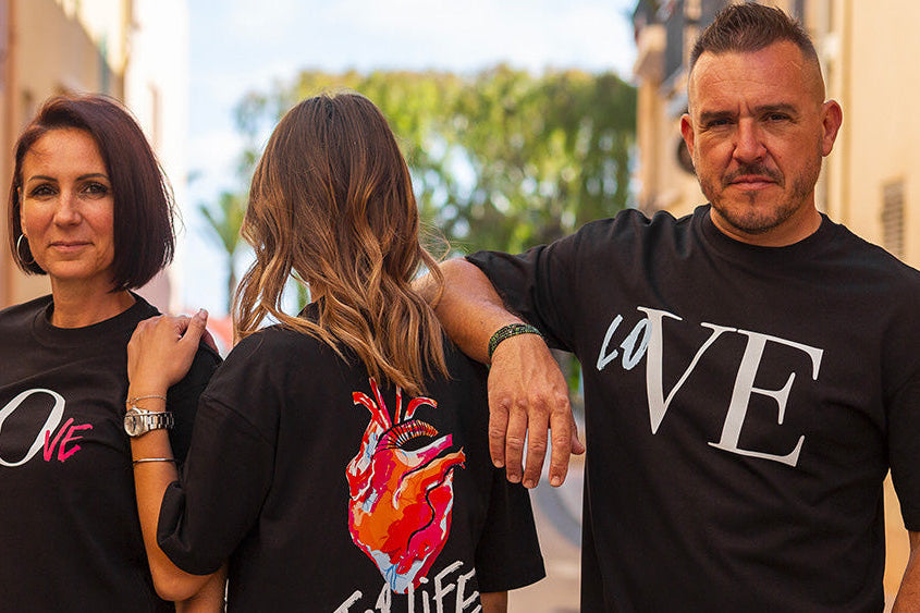 T-SHIRT LOVE - URBAN 100% Coton BIO
